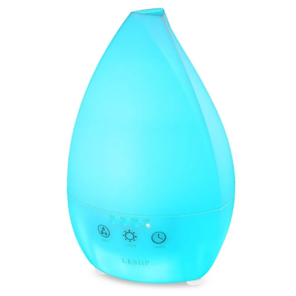 

Touch Colorful Lights Aroma Humidifier Ultrasonic Aroma Diffuser 7 Color LED Lights 200ML Tank Lasts All Night UK Plug