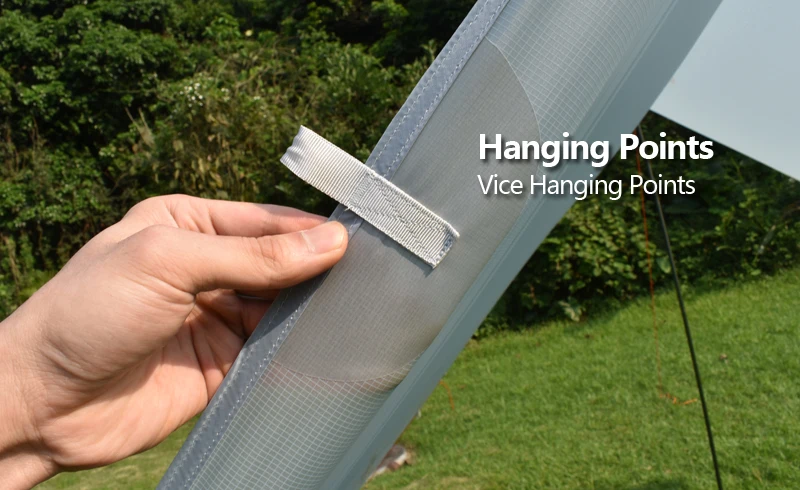 Toldo ao ar Livre de Pouco Aricxi Silicone Revestido Náilon Ultra Leve Lona Peso Portátil Acampamento Abrigo Toldo Tenda 15d 23 peso portátil acampamento abrigo toldo toldo tenda lona