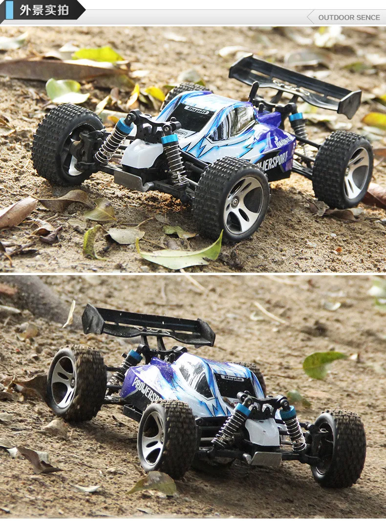 JJRC A959 2,4G Радиоуправляемый автомобиль детская игрушка Модель Масштаб 1:18 Ударопрочный каучук колеса багги высокая скорость внедорожника