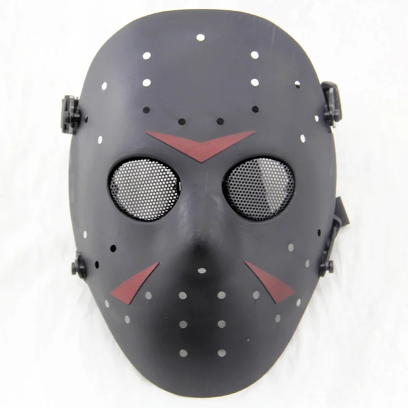 DC18 Джейсон Хоккейная маска с металлической сеткой для всего лица, маска для страйкбола, маска CS Wargame для Хэллоуина, вечерние, военная, тактическая, Мягкая воздушная маска