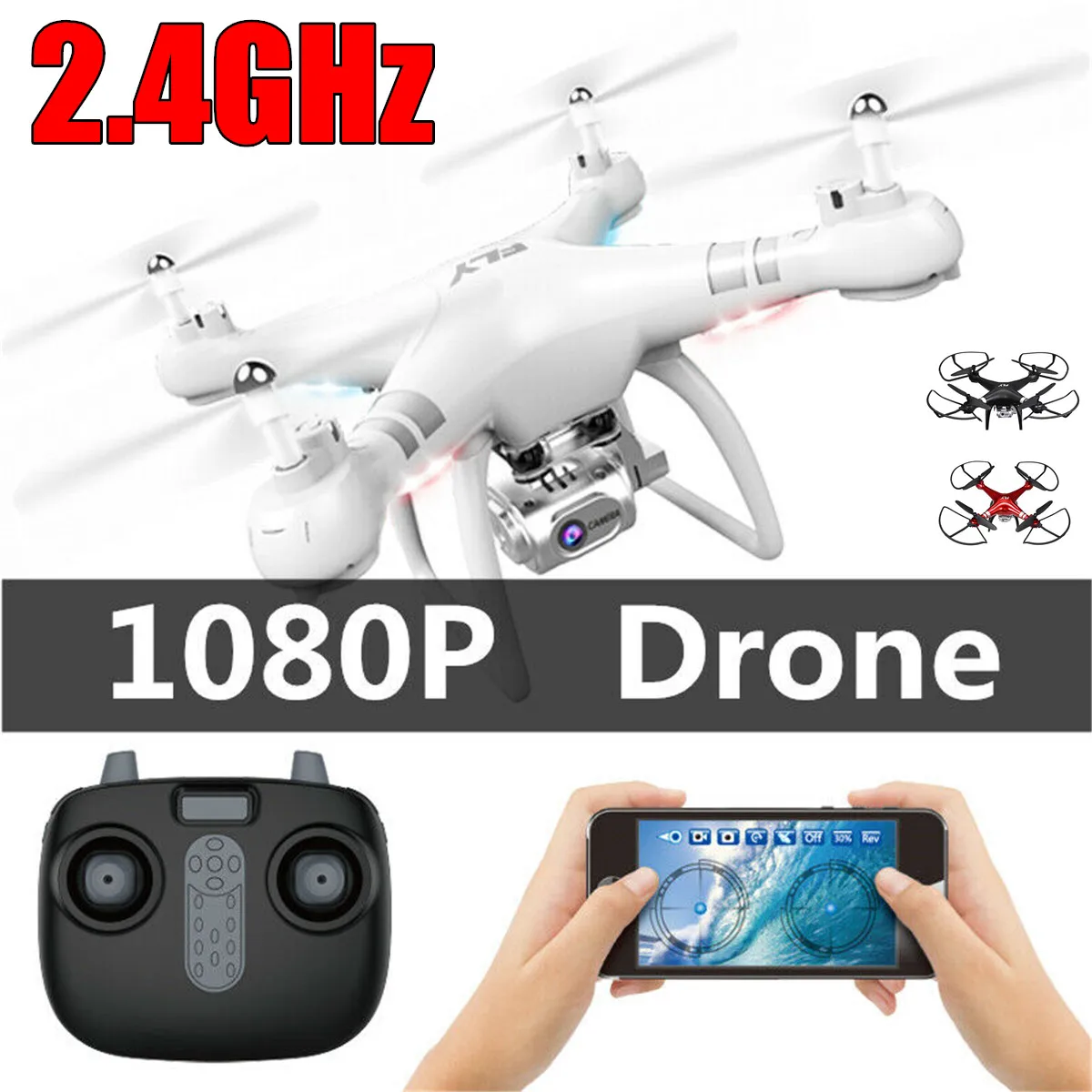 

Drone Quadcopter With 5.0MP 1080P Wifi FPV Camera RC Helicopter 20-25min Flying Time Professional Quadcopter Drones