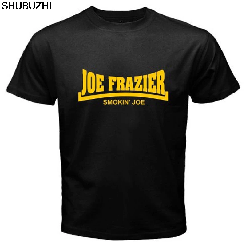 Новая мужская черная футболка с надписью JOE FRAZIER Smokin' Joe Boxing Legend, Размеры S до 3XL