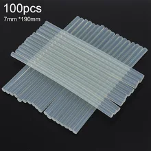7mm x 190mm / 7mm x 100mm barritas de pegamento de fusión caliente eléctrico para pistola de pegamento de herramientas de reparación de álbumes para de herramienta de aleación Accesorios