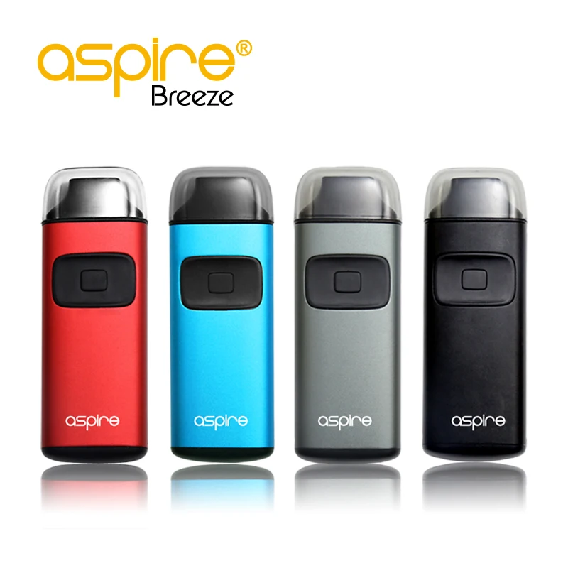 

Original Electronic Cigarette Aspire Breeze All-in-one AIO Starter Kit 2ML Capacity with 650mah Built-in Battery Use 0.6ohm Coil