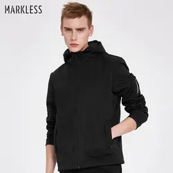 Markless куртка с капюшоном Для мужчин jaqueta masculina Повседневное плюс Размеры M-3XL chaquetas hombre Спортивная Водонепроницаемый куртка JKA6136M