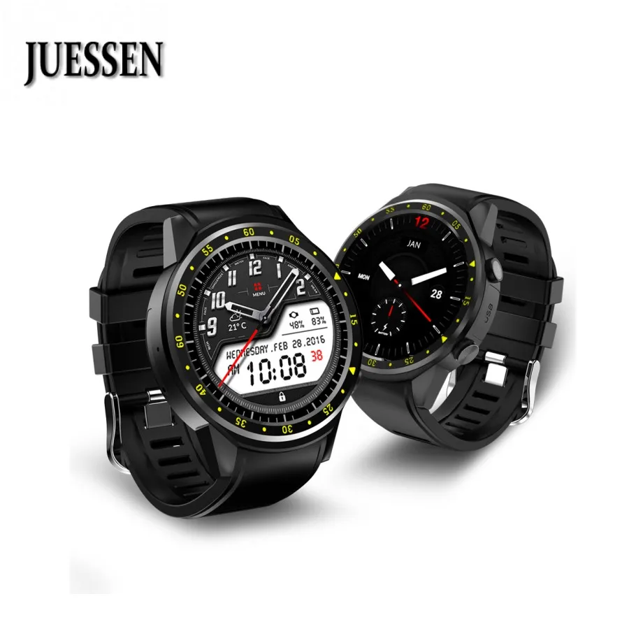 

JUESSEN F1 Bluetooth Smartwatch GPS Sports Relogio Watch Men Support SIM Card Camera Watches Heart Rate Sleep Monitor Wristwatch