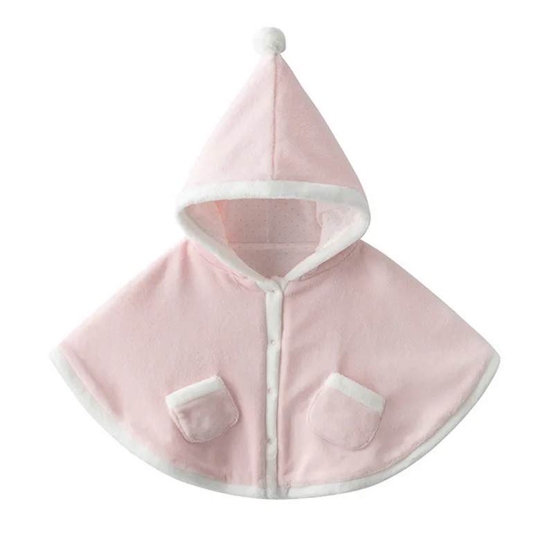 

Infant Toddler Girls Hoodies Velvet Cloak Princess Coats and Jackets for Newborn Baby Girls Winter Fur Coat Kids Jacket for Girl