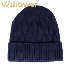 Вязаный Skullies& шапочки для Для мужчин Повседневное флис лайнер теплая зимняя шапка Кепки старый Для мужчин ветрозащитный осень-весна шапка мужской капот
