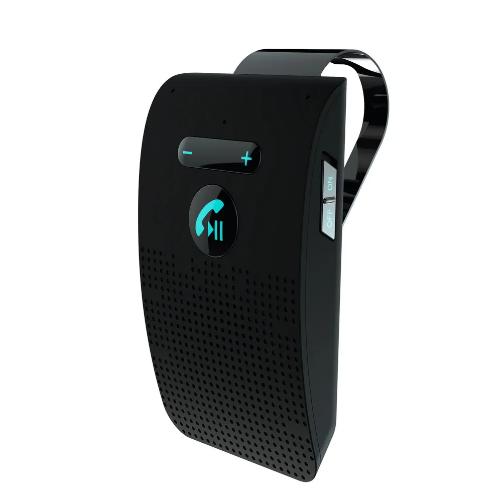 Bluetooth 4,2 приемник гарнитура автомобильный комплект солнцезащитный козырек клип 2 Вт Hifi колонки двойной микрофон шумоподавление Поддержка Siri Голосовое управление