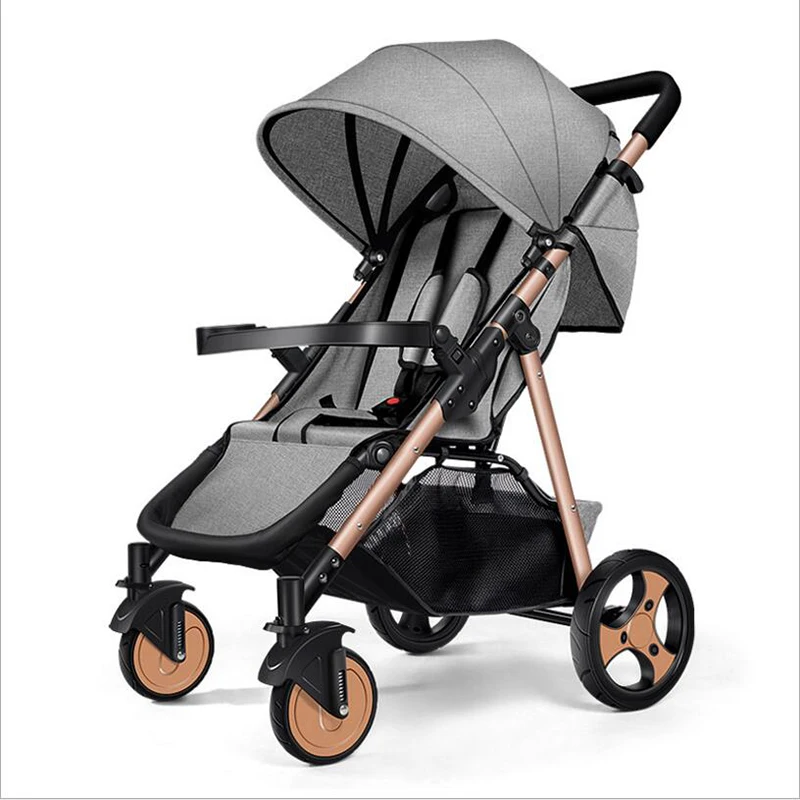 

2018Baby stroller ultra light portable on the plane umbrella folding baby stroller can sit reclining baby child stroller