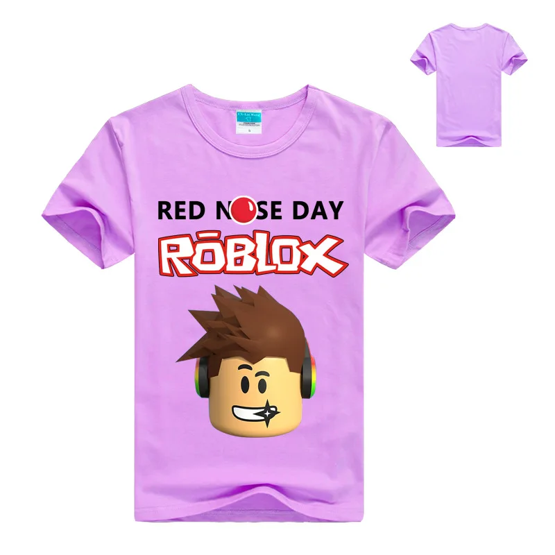 2020 2018 New Roblox Red Nose Day Stardust Boys T Shirt Kids Summer Clothes Children Dan Tdm T Shirt Girls Cartoon Tops Tees 2 12y From Fang02 6 84 Dhgate Com - roblox red nose day boys t shirt