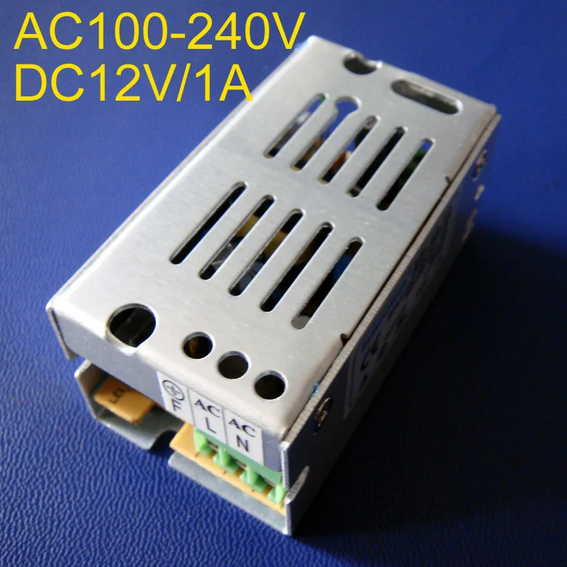 High quality 12V 1A Switching Power Supply,12W led converter,1A 12V power supply,DC12V Adapter CE ROSH free shipping 20pcs/lot high quality 12v 1a led strip power supply led 12vdc switching power supply dc12v led adapter free shipping 20pcs lot