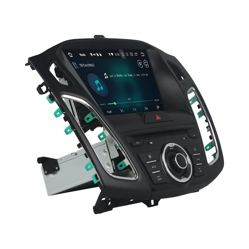 Perfect 8 Core 64GB rom Android 9.0 Navirider Car radio touch screen GPS Navigation for FORD Focus 2015-2018 bluetooth video Player 0