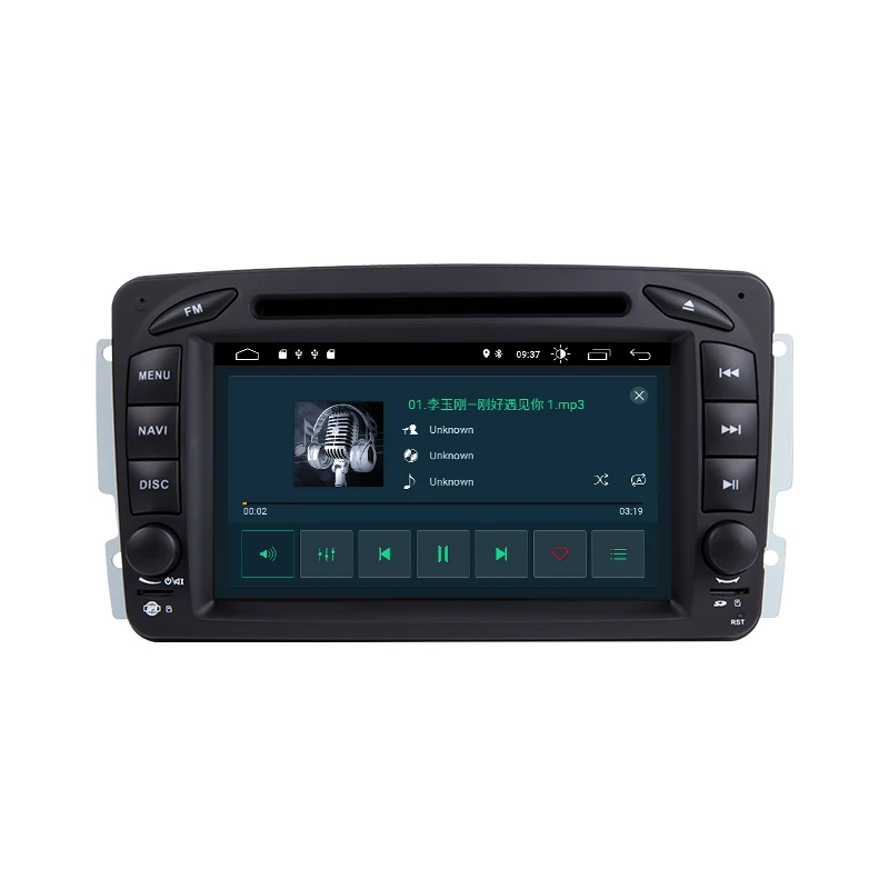 Best Xonrich AutoRadio 2 Din Android 9.0 Car DVD Player For Mercedes/Benz/W209/W203/W168/M/ML/W168/W463/Viano/W639/Vito/Vaneo Audio 1