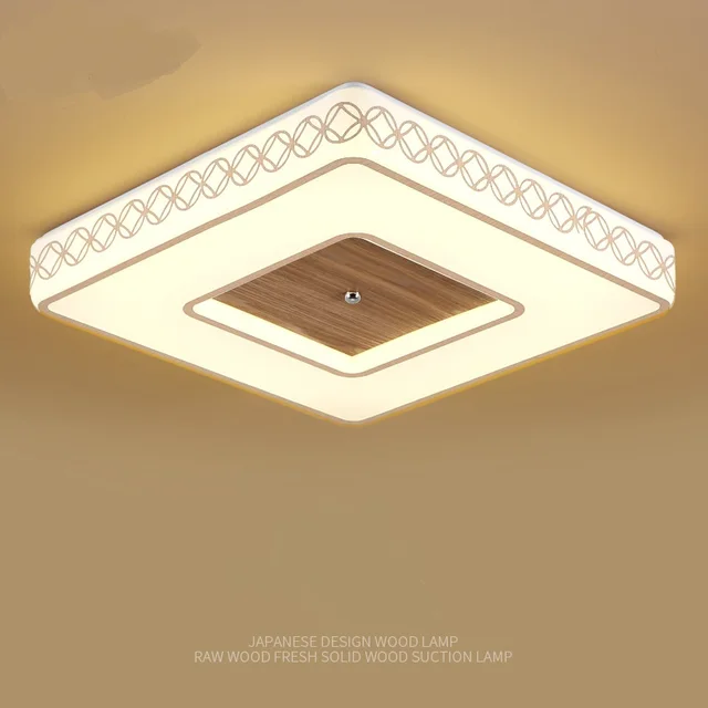 Nordic platz massivholz led deckenleuchte kleine schlafzimmer lampe ... Nordic platz massivholz led deckenleuchte kleine schlafzimmer lampe ...