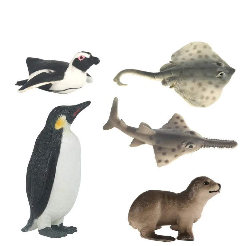 Sea Life касатка тигровая акула Rajiformes дельфины моделирования животных модель