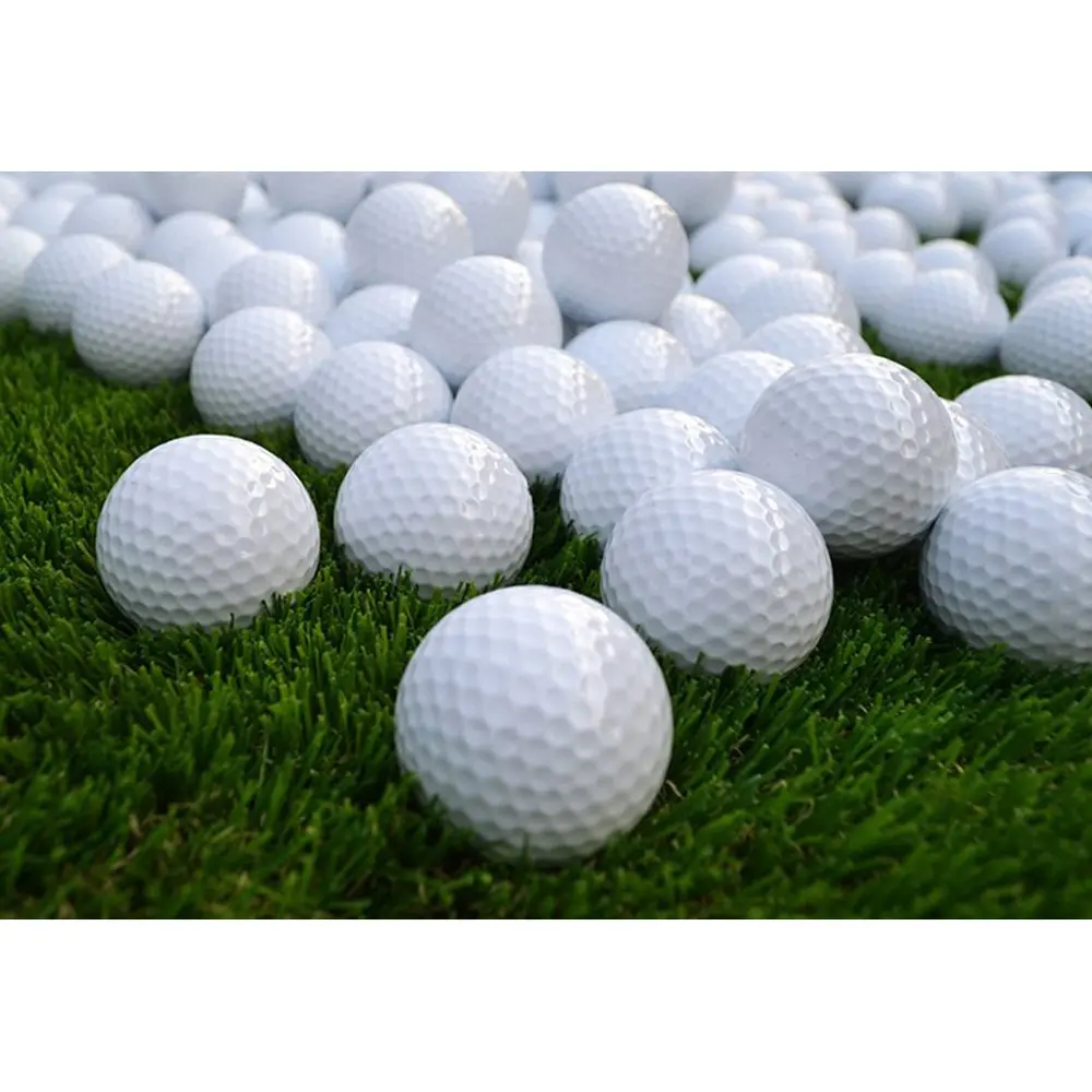 500 штук хорошее качество Новые белые мячи для гольфа для тренировок