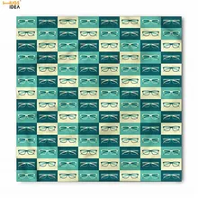 HUGSIDEA Art Дизайн носовой платок нестандартные бокалы напечатаны мужские Hankies носовой платок из полиэстера бизнес Карманный квадратный полотенце для сундуков 53*53 см