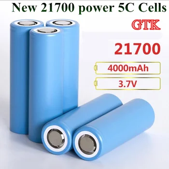 

10pcs 3.7v 21700 4000mAh Lithium battery cell 5C 20A high capacity Not 3750mah 21700 for diy pack power tool long cycle life EV