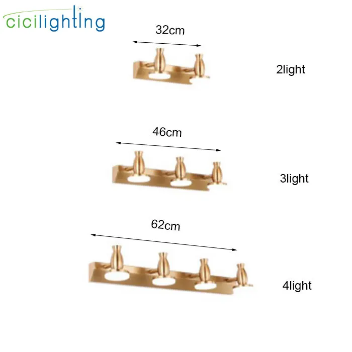 Современные коричневые светодиодные Настенные светильники, бра, Скандинавское зеркало для кухни, ванной комнаты, светодиодные лампы для дома, декоративное приспособление, светильник из железа и акрила luz