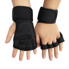 1 пара спортивные перчатки для занятий тяжелой атлетикой фитнес тренировка гимнастические гантели гимнастический Браслет Крест Fit защита для ладоней