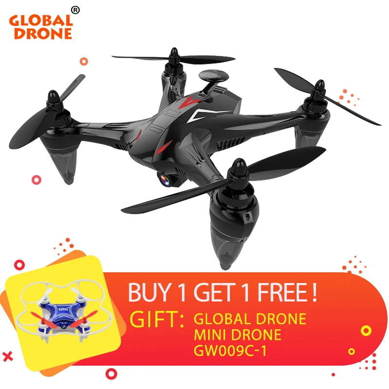 Global Drone GW198 Professional GPS Drones with Camera HD Follow Me Smart Auto Return (RTH) Brushless Quadcopter FPV RC Dron