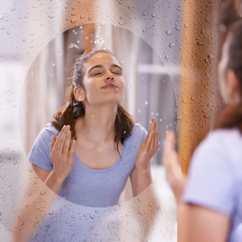 

HOHOFILM 40cm*200cm Home Mirror Protective Film Anti Fog Window Film Clear Bathroom Mirror Protective Soft Film Home Accessories