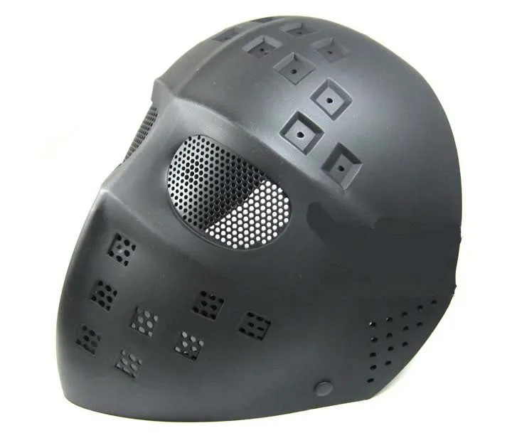 Image Tactical full face hunting airsoft netted high quality plastic protect Hockey mask