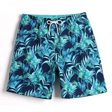 Летние повседневные шорты мужские свободные печати самовыращивание пляжные брюки Пятиточечные брюки плавки