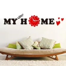 Fashion Creative Paste Resin DIY Wall Clock Modern Design Sticker for Sweet Home