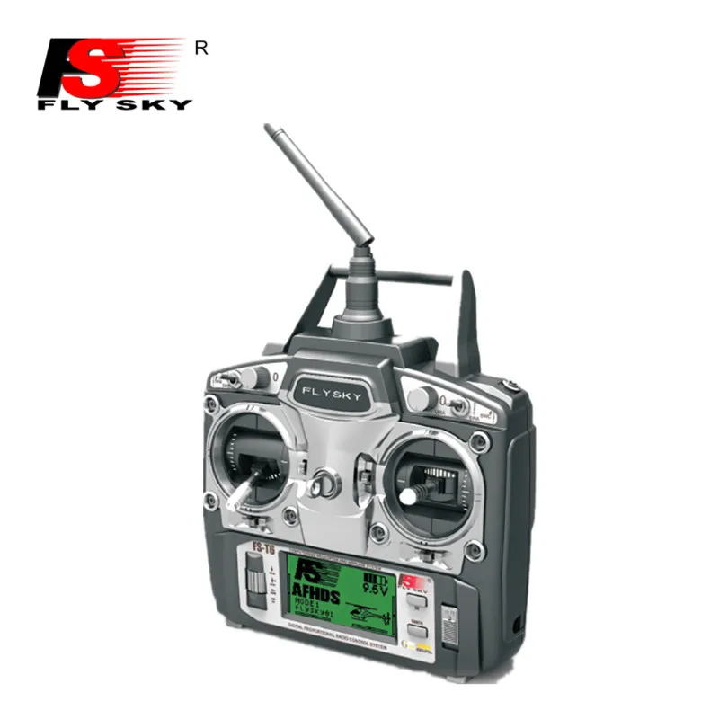 

Original Flysky FS-T6 2.4G 6CH Planel Control w/ LCD Screen Transmitter + FS R6B Receiver RC Quadcopter Helicopter LED Screen