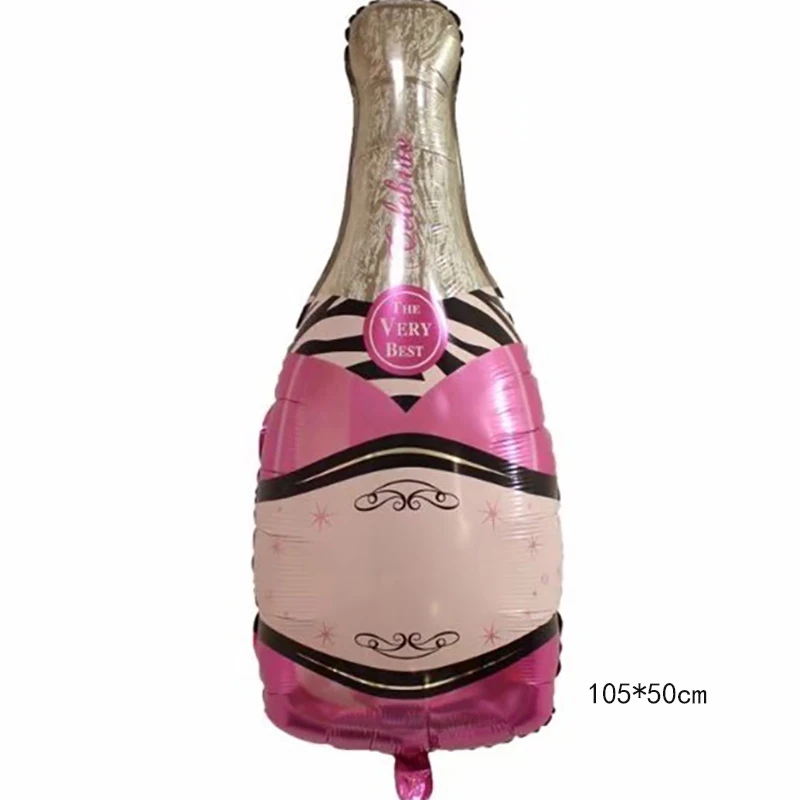1 шт. для бутылок вина шампанского чашки свадебные украшения день рождения надувной шар из алюминиевой фольги бутылки/пивной чашки подарок надувной шар - Цвет: 1