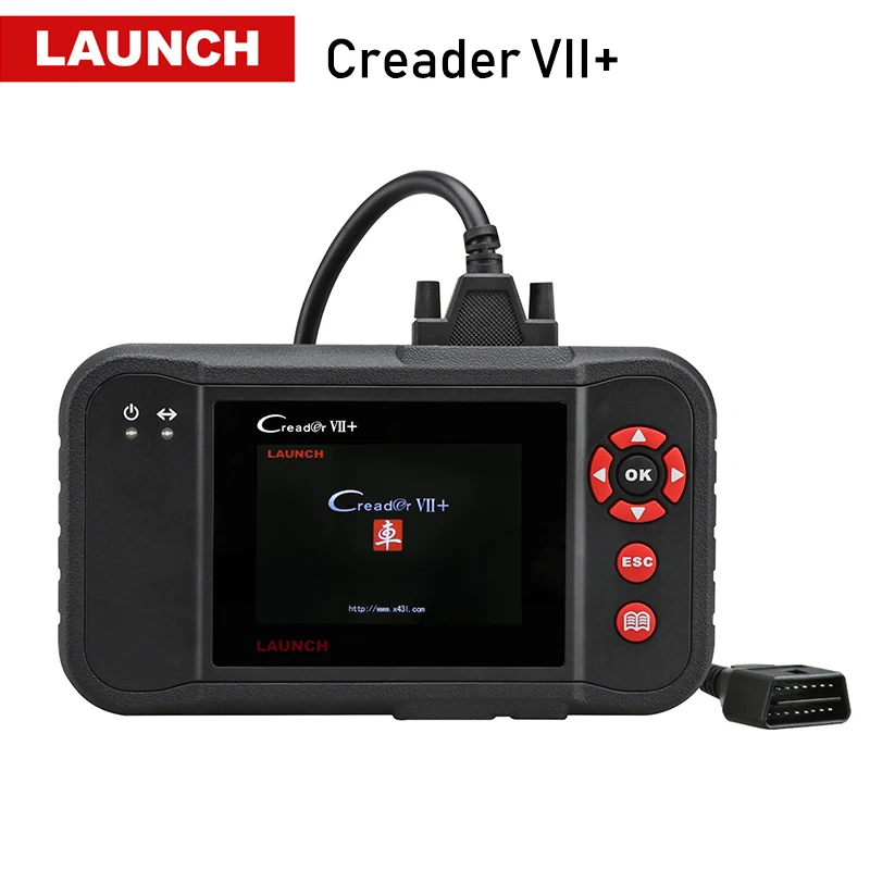 Original LAUNCH Creader VII+ Professional Car Code Reader Creader 7+ Engine Diagnostic-tool Transmission ABS Airbag
