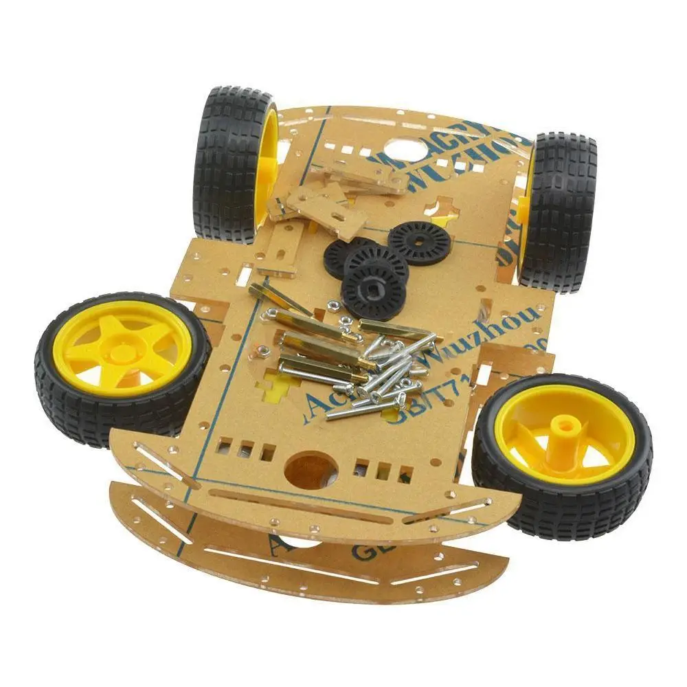 LCLL-NEW 4WD Robot Smart Car Chassis Kits car with Speed Encoder for Arduino M26