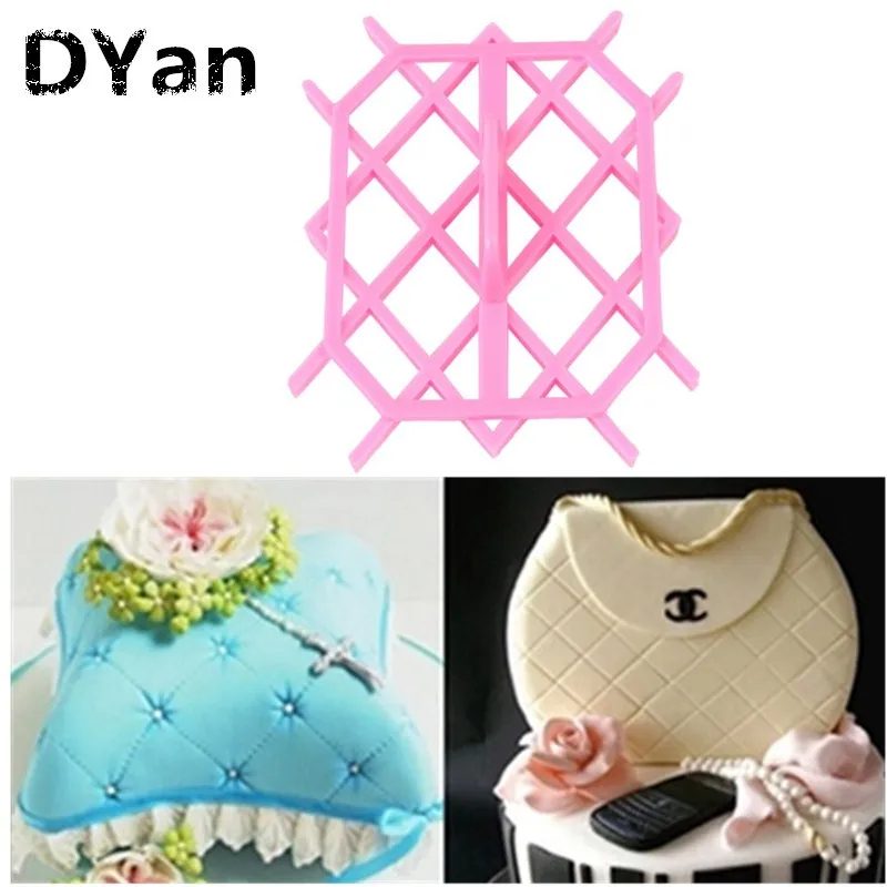 

Free Shipping Free Shipping 1 Piece Fondant Cake Decorating Tools Grid Cut Mode Accessories Cortadores De Biscoito A156