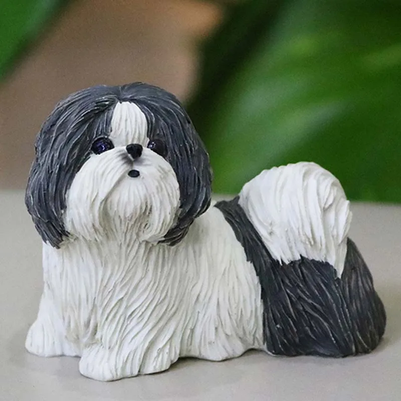 Mnotht мини игрушки 1/6 хризантемы Shih Tzu модель собаки китайские Животные Собака