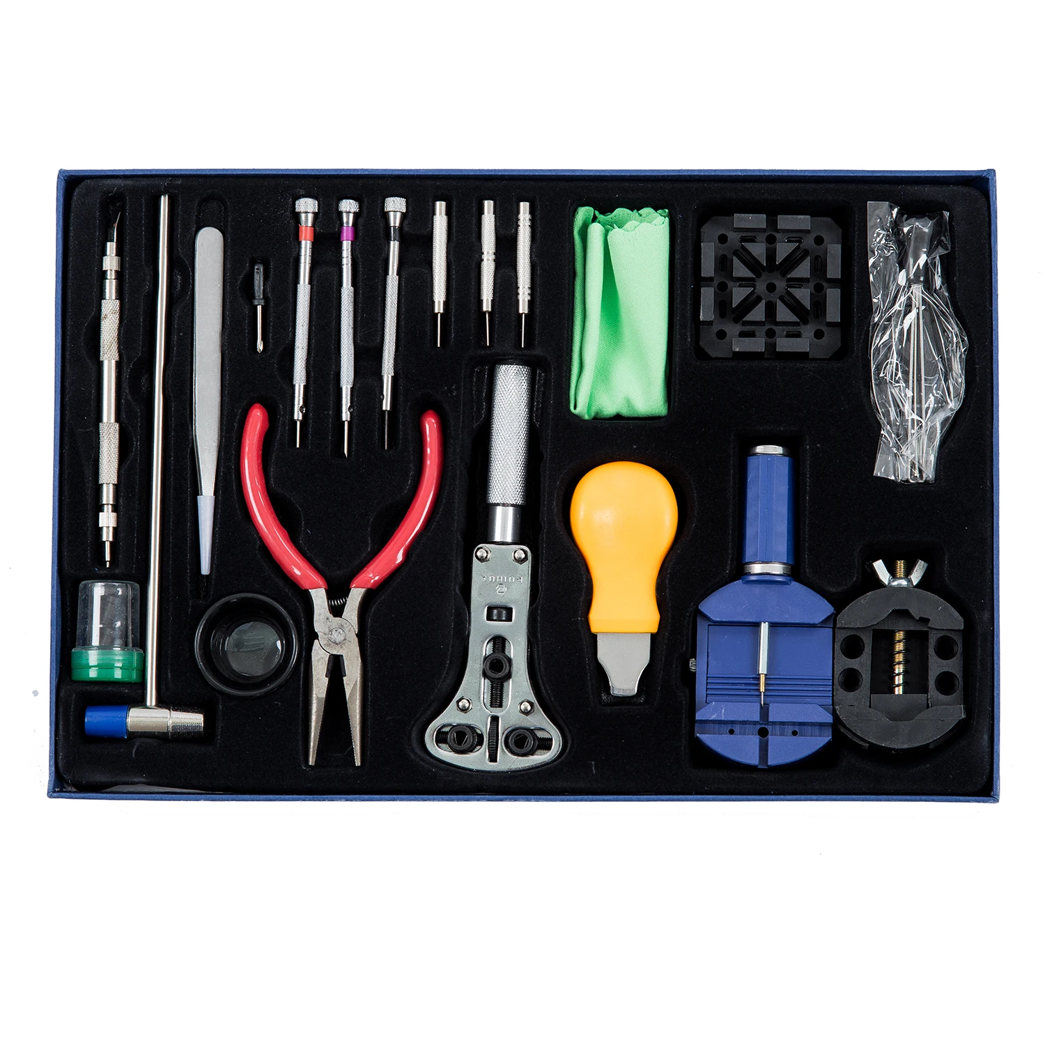 

AYHF- 20pcs Horologe Wrist Watch watchmakers Case Opener Repair Tools Sets Kit