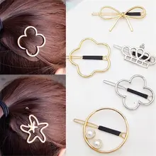 1 ピースファッション女性女の子スターちょう花クリップ繊細なヘアピン装飾ジュエリーアクセサリ(China)