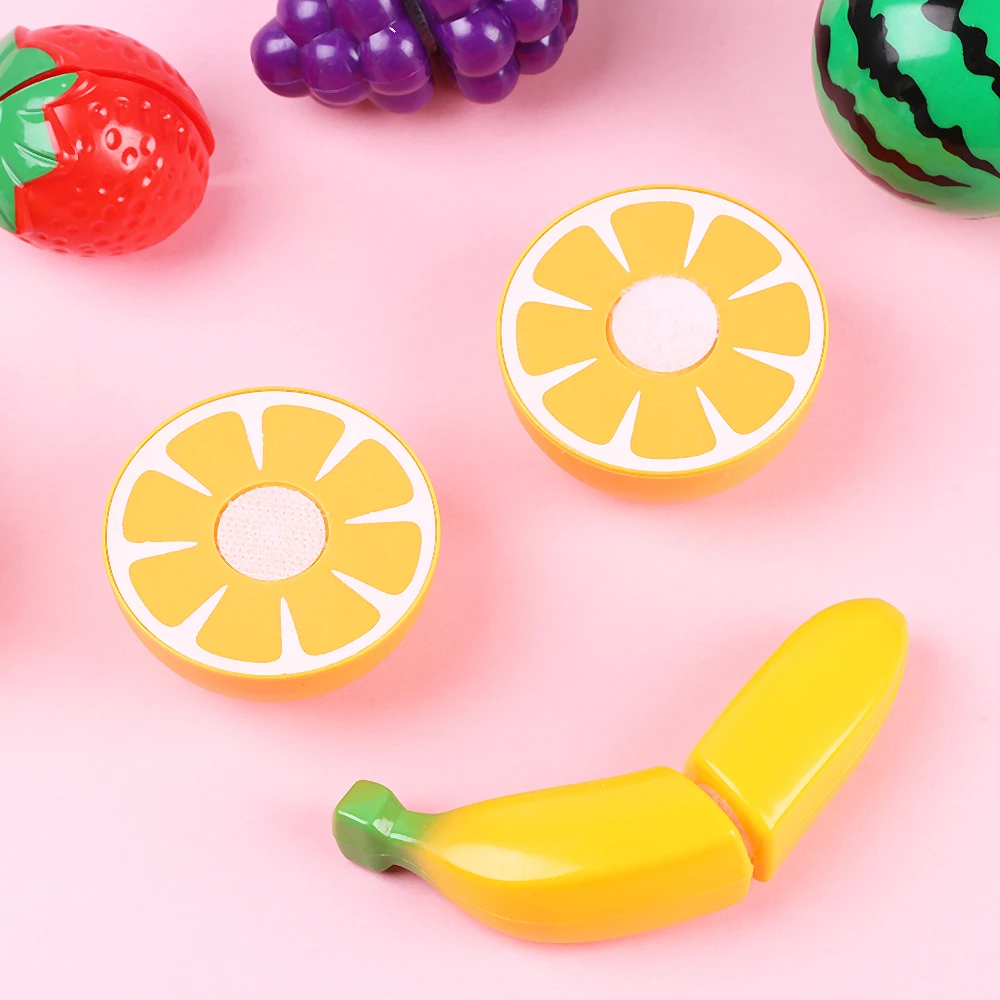 24 шт./компл. моделирование еды раннее образование фрукты овощи ролевые игры дом игрушечный миксер играть резка игрушка детский подарок