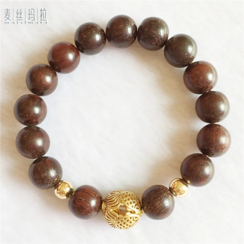 Women font b Bracelet b font Brand Handmade font b Jewelry b font Brown Wood Bead