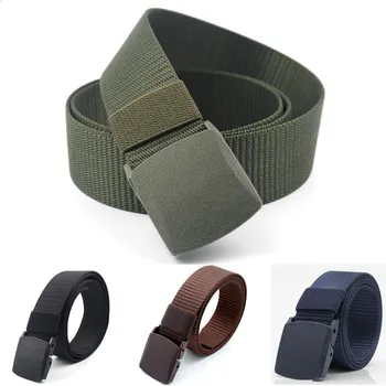 Children's Belt Men Women Boys Nylon Outdoor Tactical Belts Anti Allergy Students Sport Military Training Waistband Wholesale 1