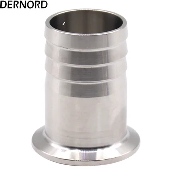 

DERNORD 2" Tri Clamp to 1-3/4" Hose Barbed Adapter SUS304 64mm Ferrule Sanitary Hose Barb Pipe Fitting