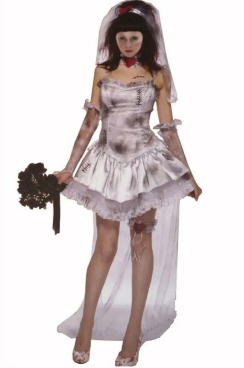 new ladies gothic ghost bride fancy dress horror cosplay outfits women fantasias party halloween costume zombie cosplay dresses on aliexpresscom alibaba - Chucky Halloween Costume For Women new ladies gothic ghost bride fancy dress horror cosplay outfits women fantasias party halloween costume zombie cosplay dresses on aliexpresscom alibaba - Chucky Halloween Costume For Women