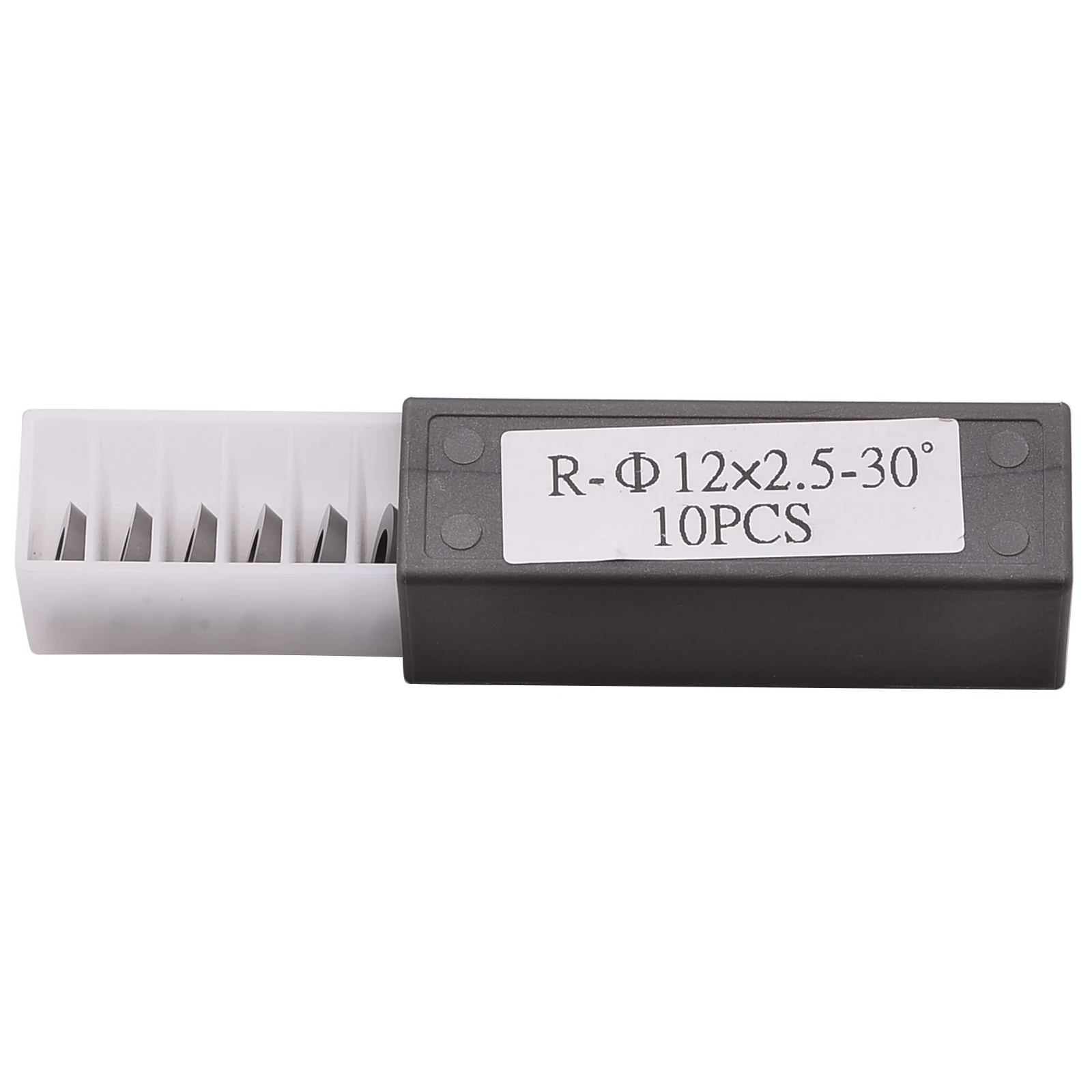 10pcs 2.5mm Thickness Round Carbide Cutter Insert 1/2" 12mm Diameter Fits Ci3 For Wood Turning Tools