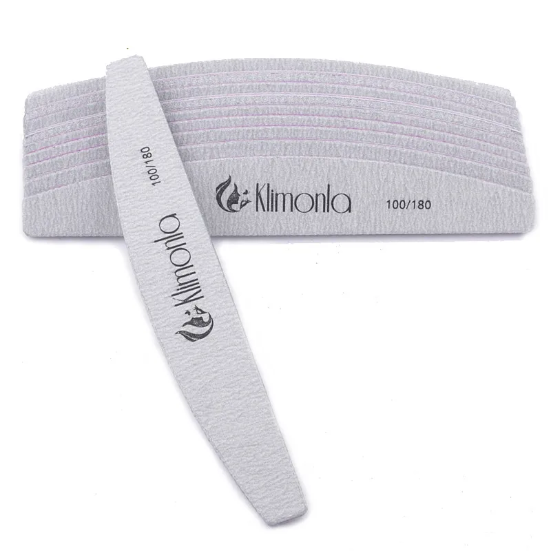 Klimonla 50pcs/lot Nail Files Buffer Professional Manicure UV Gel