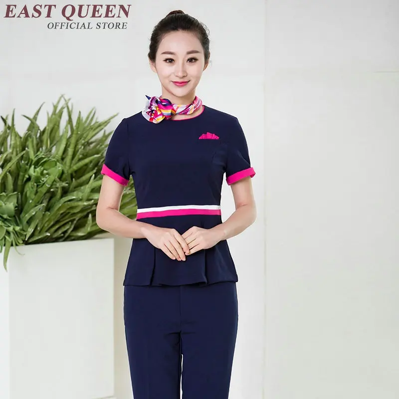 Летняя Красивая Дамская Больничная униформа медсестры Дизайн Модный дизайн красота униформа для салона NN0307 CE