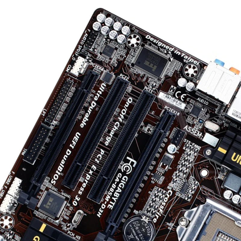 GIGABYTE GA-B85M-D3H рабочего Материнская плата LGA1150 i3 i5 i7 DDR3 USB3.0 микро-atx корпус