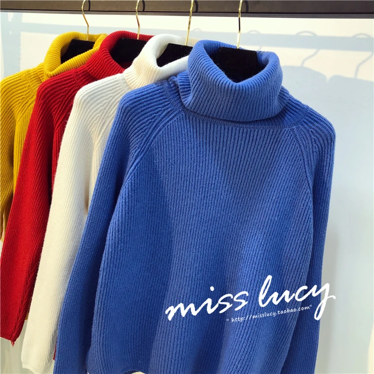 Женский зимний свитер с высоким воротом, Женский вязаный свитер с длинным рукавом, женские свитера и пуловеры, женский джемпер, трико, топы C421