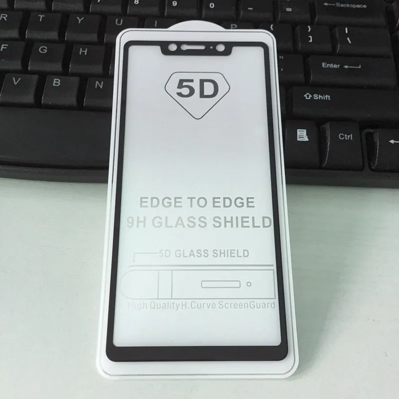 5D полное клеевое покрытие закаленное стекло Xiaomi Mi 8 SE Защитная пленка для экрана