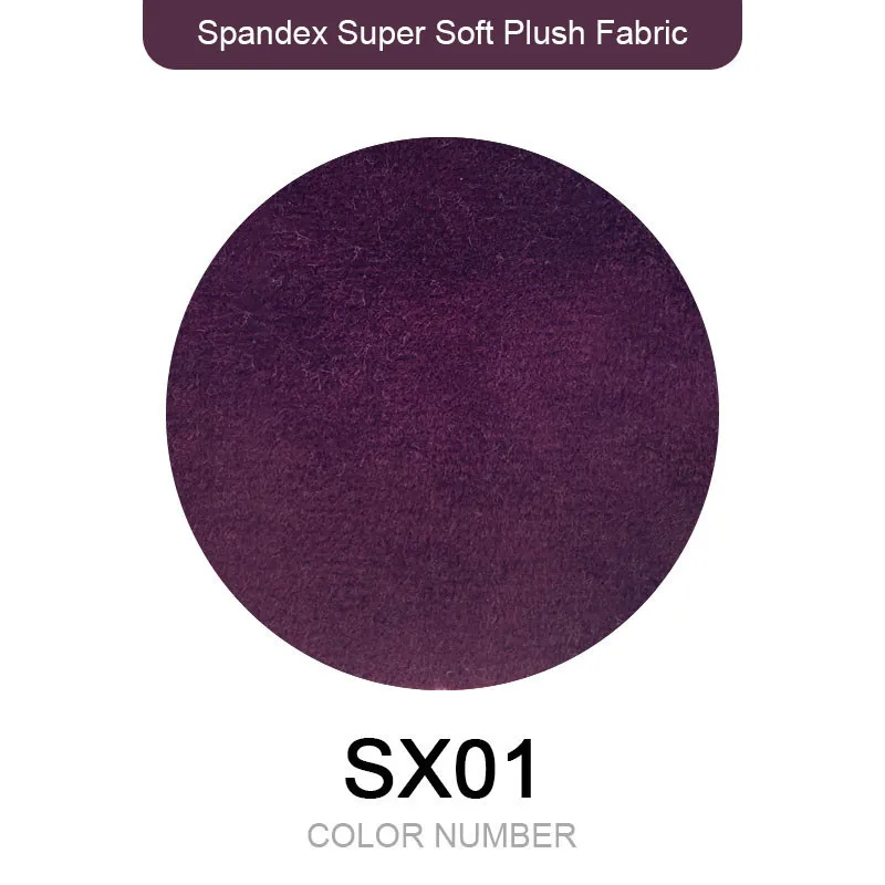 Новейший 1 мм ворс супер стрейч 5% спандекс 165x80 см мягкая короткая плюшевая ткань игрушки ткань диван одежда пижамы швейный материал - Цвет: SX01